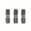 Erbauer  1/4" 25mm Hex Shank TX40 Impact Screwdriver Bits 3 Pack