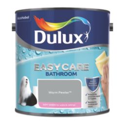 Dulux Easycare 2.5Ltr Warm Pewter Soft Sheen Emulsion Bathroom Paint