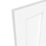 Green & Taylor Victorian Satin Painted White Wooden Shaker Internal Fully-Finished Door 1981mm x 762mm