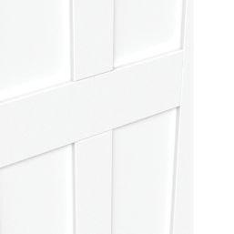 Green & Taylor Victorian Satin Painted White Wooden Shaker Internal Fully-Finished Door 1981mm x 762mm