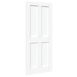 Green & Taylor Victorian Satin Painted White Wooden Shaker Internal Fully-Finished Door 1981mm x 762mm