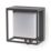 Lutec Curtis Outdoor LED Solar Wall Light With PIR Sensor Dark Grey 300lm