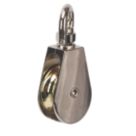 Essentials Steel Single Wheel Swivel Pulley 25mm