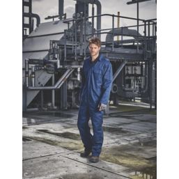 General Purpose Coverall Navy Blue Medium 48 3/4" Chest 31" L