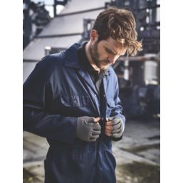 General Purpose Coverall Navy Blue Medium 48 3/4" Chest 31" L