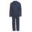 General Purpose Coverall Navy Blue Medium 48 3/4" Chest 31" L