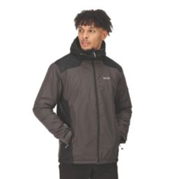 Regatta Thornridge II Waterproof Insulated Jacket Ash / Black X Large Size 43 1/2" Chest