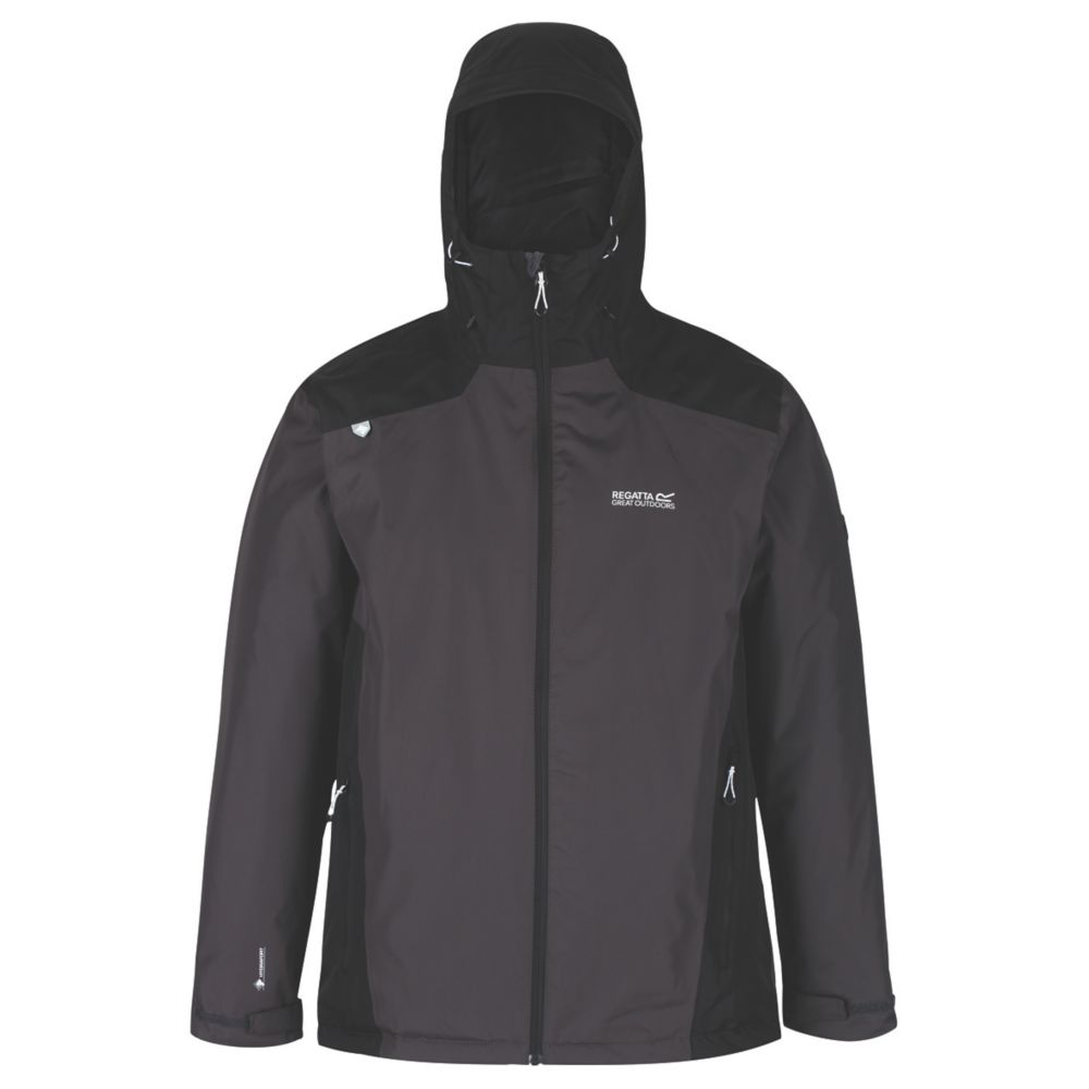 Regatta Thornridge II Waterproof Insulated Jacket Ash Black X