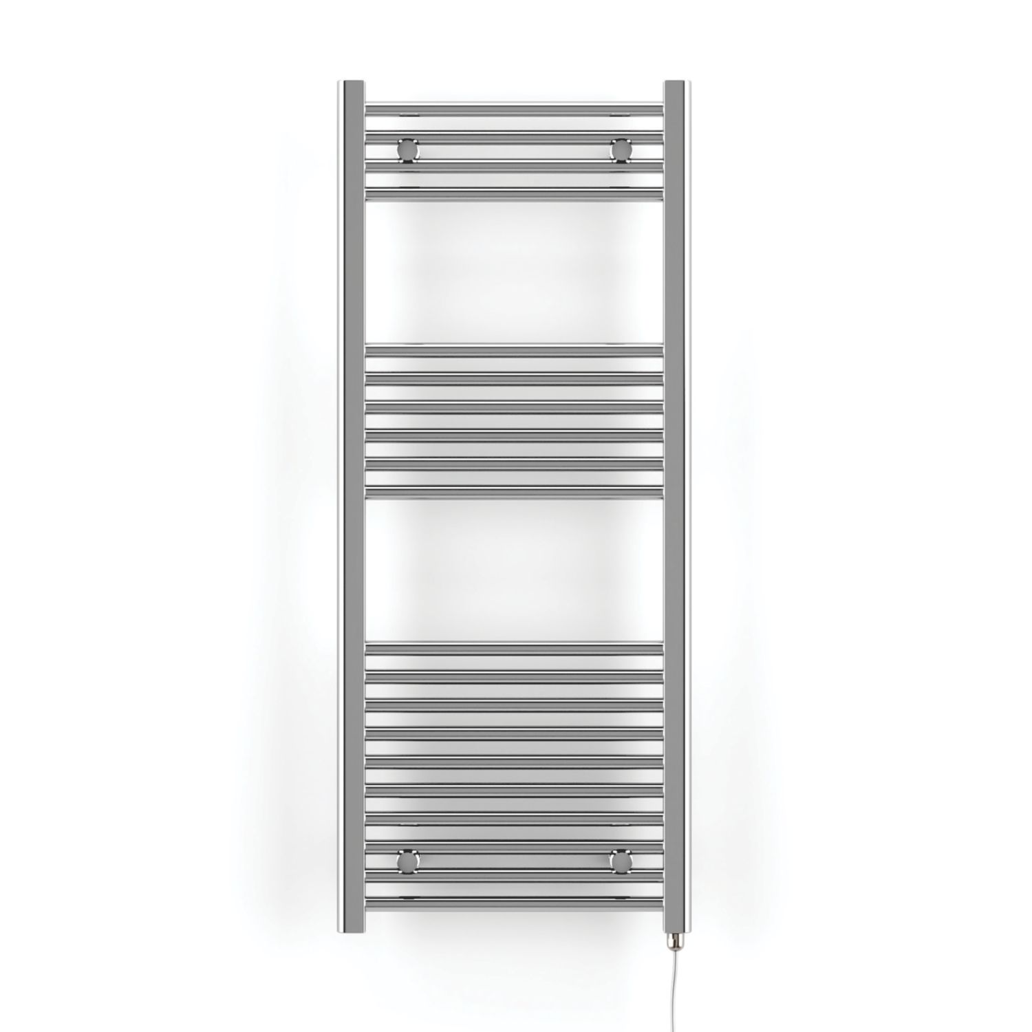Terma 1200mm x 500mm 1023BTU Chrome Flat Electric Towel Radiator (125HR)