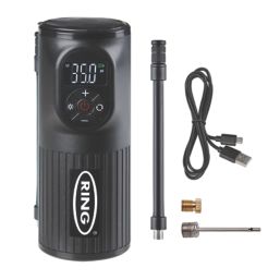 Ring RTC2000 Rechargeable Compact Cordless Handheld Tyre Inflator 3.7V