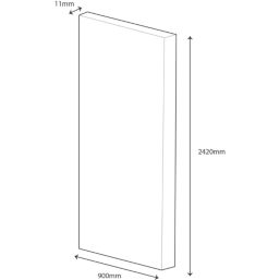 Splashwall  Bathroom Wall Panel Matt Cream Stone 900mm x 2420mm x 11mm