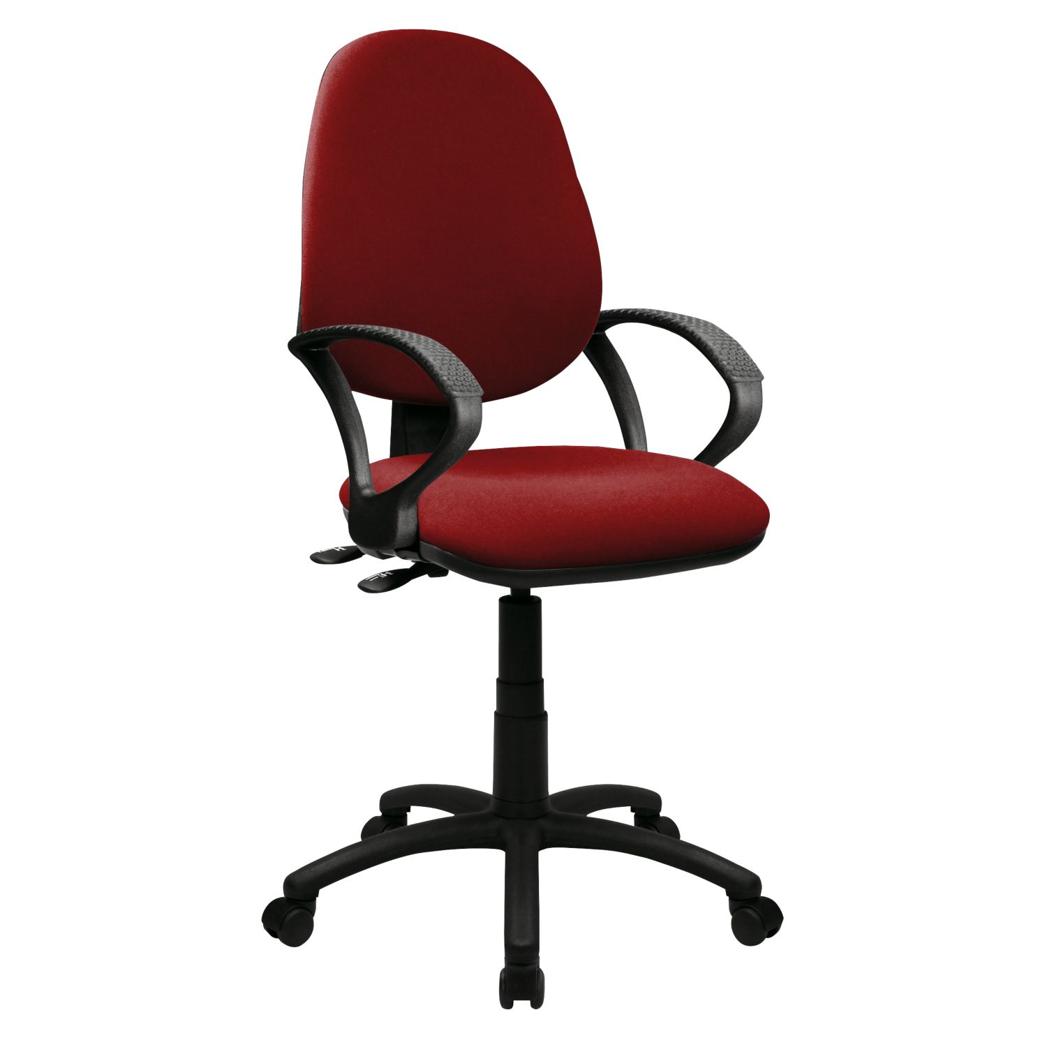 Nautilus Designs Java 300 Medium Back Task/Operator Chair Fixed Arms Wine (125PK)