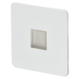 Knightsbridge  Recessed Square LED Kitchen Plinth Light Matt White 0.8W 15lm