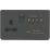 Knightsbridge SFR7USB4AT 13A 1-Gang SP Switched Socket + 5.1A 4-Outlet Type A USB Charger Anthracite with Black Inserts