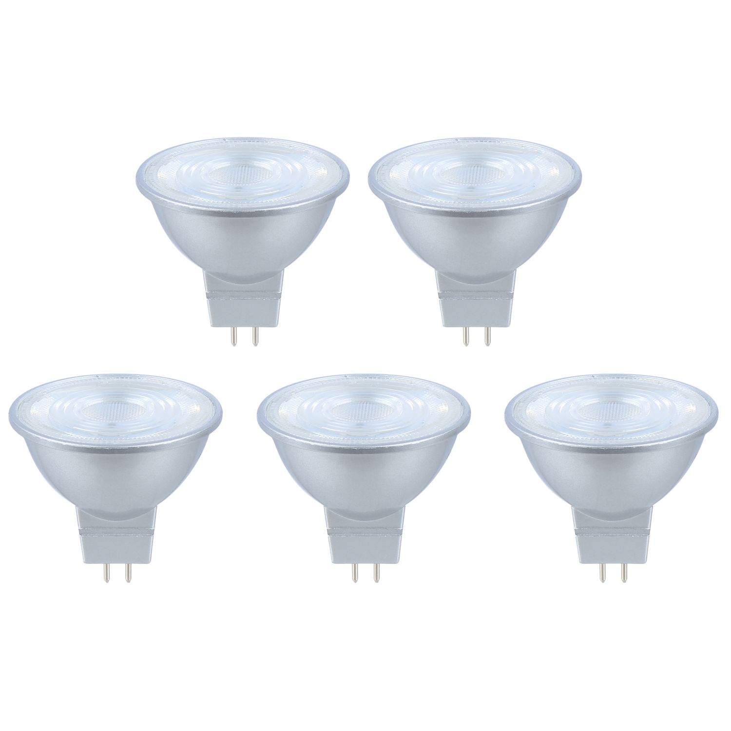 Essentials GU5.3 MR16 LED Light Bulb 345lm 3.4W 5 Pack (125YY)