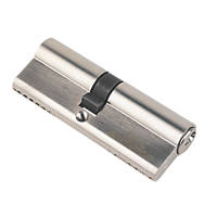 Smith & Locke  1* 6-Pin Double Euro Cylinder Lock 40-45 (85mm) Polished Nickel