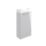 Ohio 1-Door Cloakroom Vanity Unit with Ceramic Basin Gloss Grey 410mm x 220mm x 830mm
