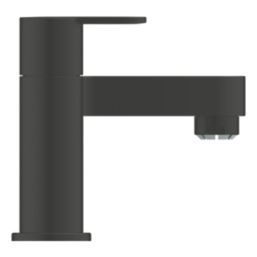 Grohe Get Matt Black 142mm Deck Mounted Lever 2 Tap Holes Bath Mixer Tap