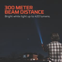 Nebo Luxtreme Nano Rechargeable LED Flashlight Black 420lm