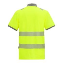 Regatta Pro Comfort Hi-Vis Polo Yellow 4X Large 57" Chest