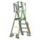 Little Giant Fibreglass 1.18m Green 4 Step Podium Steps