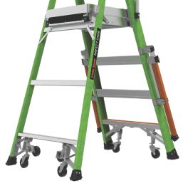 Little Giant Fibreglass 1.18m Green 4 Step Podium Steps