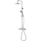 Aqualisa Sierra Safe Touch Rear-Fed Exposed Chrome Thermostatic Bar Diverter Mixer Shower