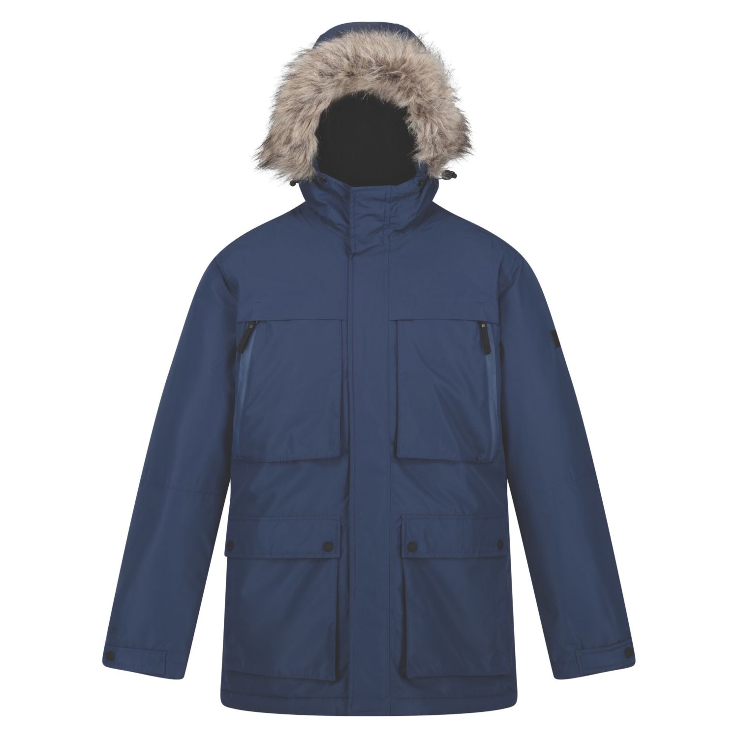 Regatta Volter 5V Li-Ion Heated Waterproof Parka Jacket Admiral Blue X Large 43" Chest - Bare (126JU)