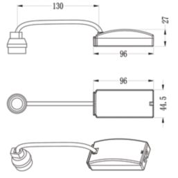 LAP FastFix GU10 Light Fitting Connector Box