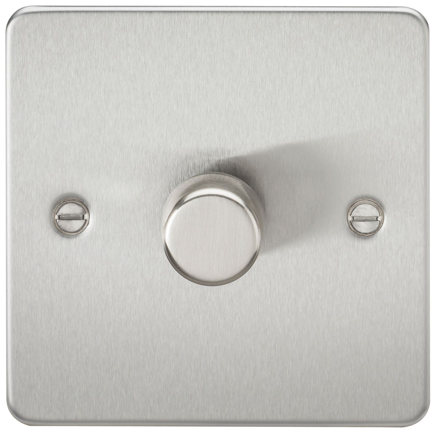 Knightsbridge 1-Gang 2-Way LED Intelligent Dimmer Switch Brushed Chrome (126PY)