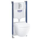 Grohe Solido Euro 5in1 Toilet & Frame Bundle 1135mm