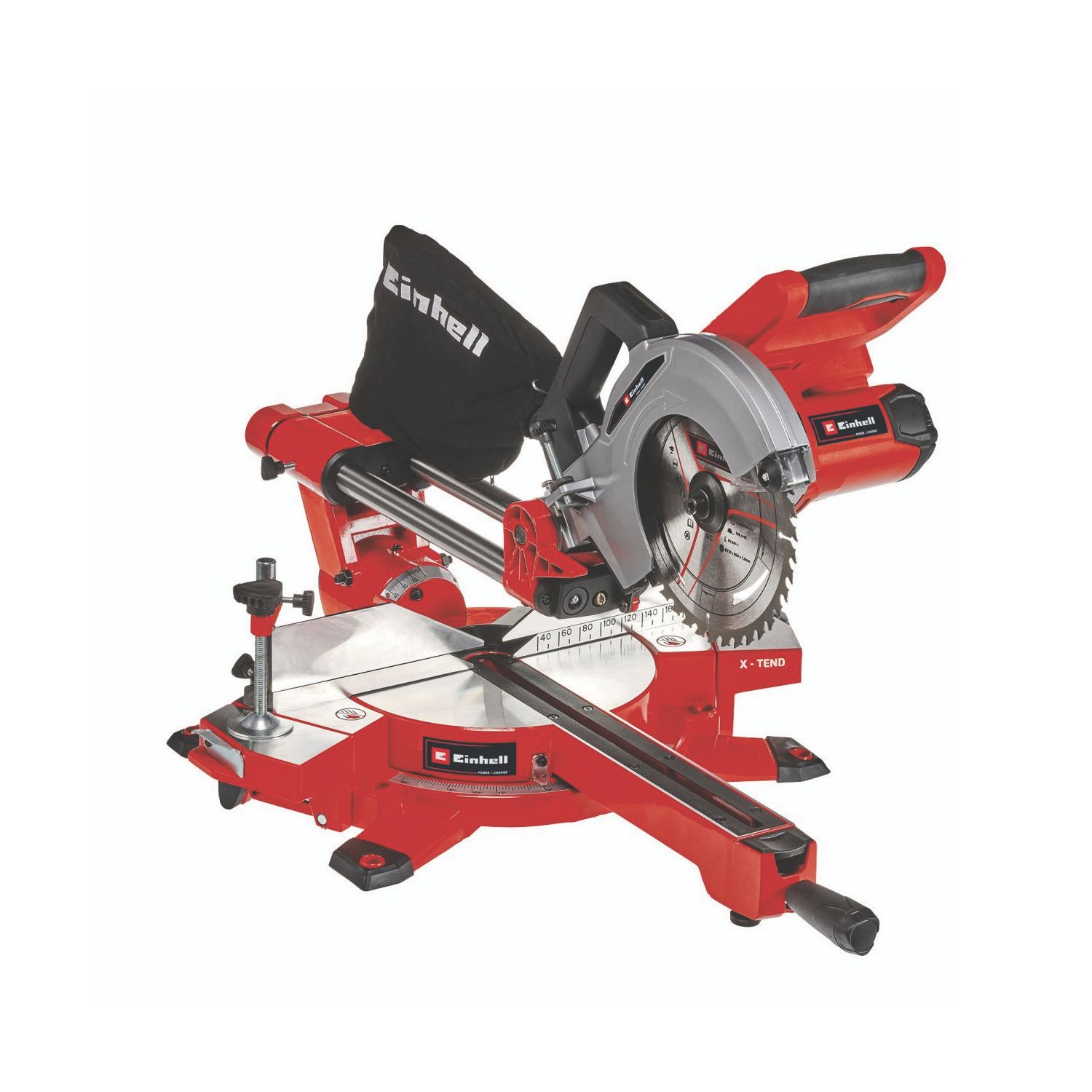 Einhell TE-SM 36/210 Li - Solo 210mm 36V Li-Ion Power X-Change Cordless Single-Bevel Sliding Mitre Saw - Bare (126TJ)