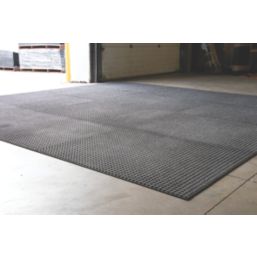 COBA Superdry Heavy Traffic Entrance Mat Charcoal 1.8m x 1.15m x 10mm