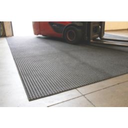 COBA Superdry Heavy Traffic Entrance Mat Charcoal 1.8m x 1.15m x 10mm