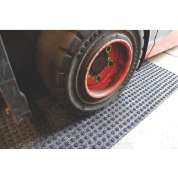 COBA Superdry Heavy Traffic Entrance Mat Charcoal 1.8m x 1.15m x 10mm