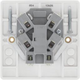 British General  13A Unswitched Fused Spur  White