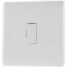 British General  13A Unswitched Fused Spur  White