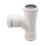 FloPlast Push-Fit Equal Tee White 92.5 (87.5)° 32mm
