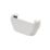 FloPlast  Square External Stop End White 114mm
