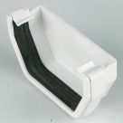 FloPlast  Square External Stop End White 114mm