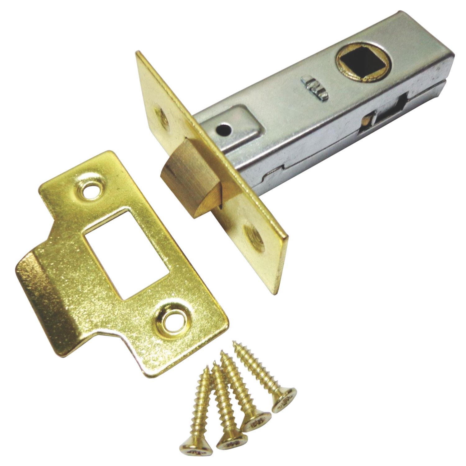 Electro Brass Tubular Latch 67mm Case - 45mm Backset (12781)