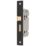 Smith & Locke  Matt Black Bathroom Mortice Latch 64mm Case - 44mm Backset