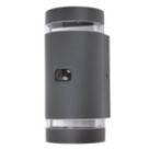 Lutec Focus Outdoor Up/Down Wall Light With PIR Sensor Dark Grey