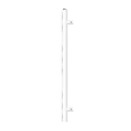Flomasta Flat Bar 800mm x 400mm 1075BTU White Vertical Designer Radiator