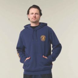 Hard Yakka Heritage Hooded Sweatshirt Navy Large 30" Chest