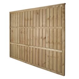 Forest Vertical Board Closeboard  Fence Panels Natural Timber 6' x 5' Pack of 20