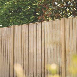 Forest Vertical Board Closeboard  Fence Panels Natural Timber 6' x 5' Pack of 20