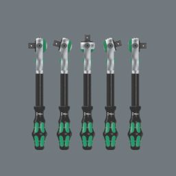 Wera 8000 B Zyklop Speed SB 3/8" Drive 5-in-1 Ratchet 200mm
