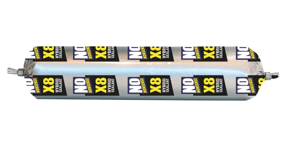 No Nonsense X8 Hybrid Sealant & Adhesive Black 400ml