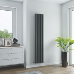 Ximax William 1800mm x 345mm 3205BTU Anthracite Vertical Designer Radiator